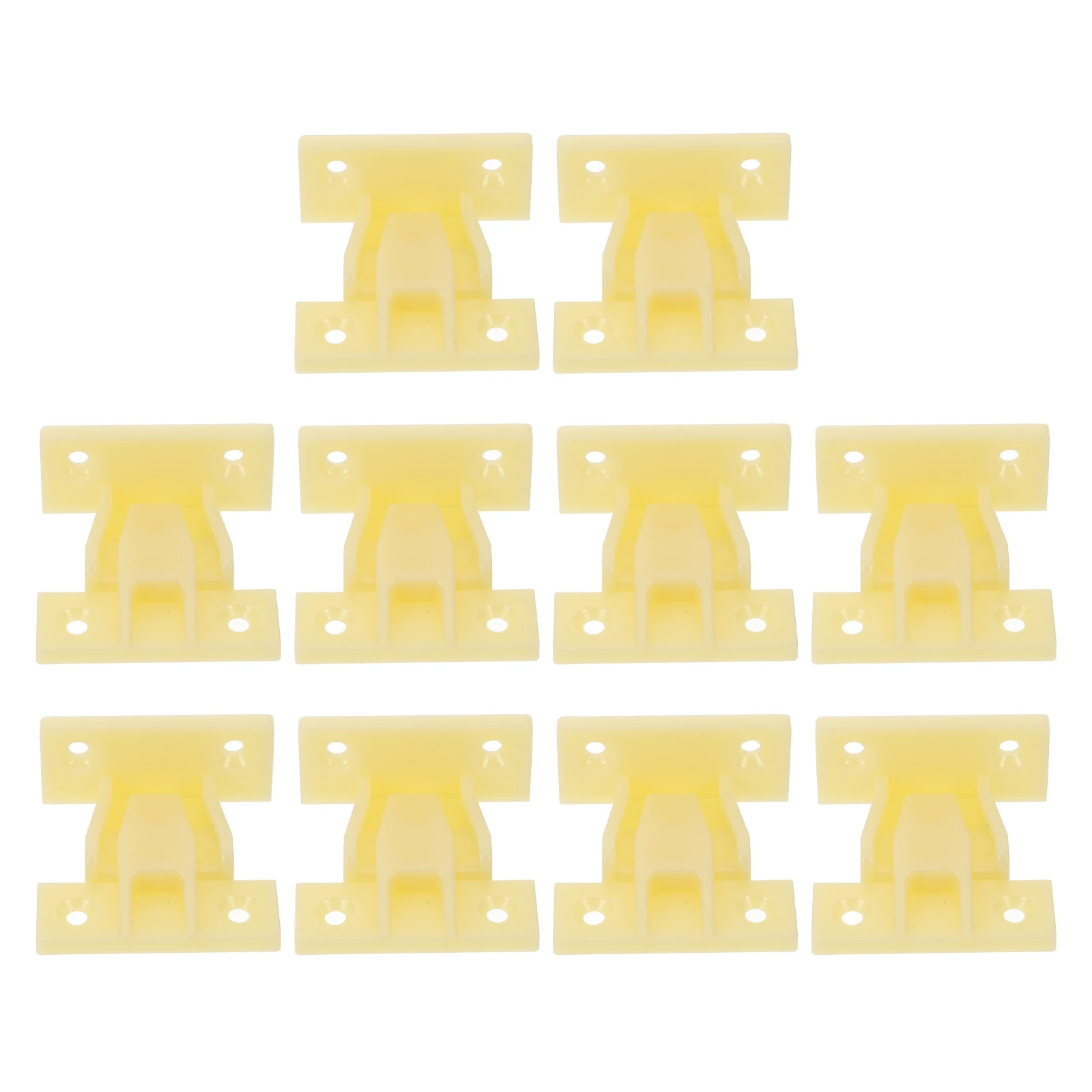 

10pcs Roman Column Snap Corner Code Part Plug-In Buckle For Cabinet Wardrobe Fixing Plastic Furniture Connector Clip Set Beige