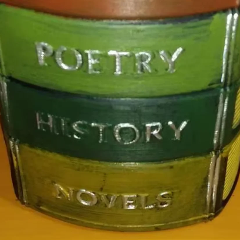 

Funny Book Coffee Mug Handmade 3D Colored Book Resin Tea Cup Heat-resistant Drinkware Mugs With Ergonomic Handle