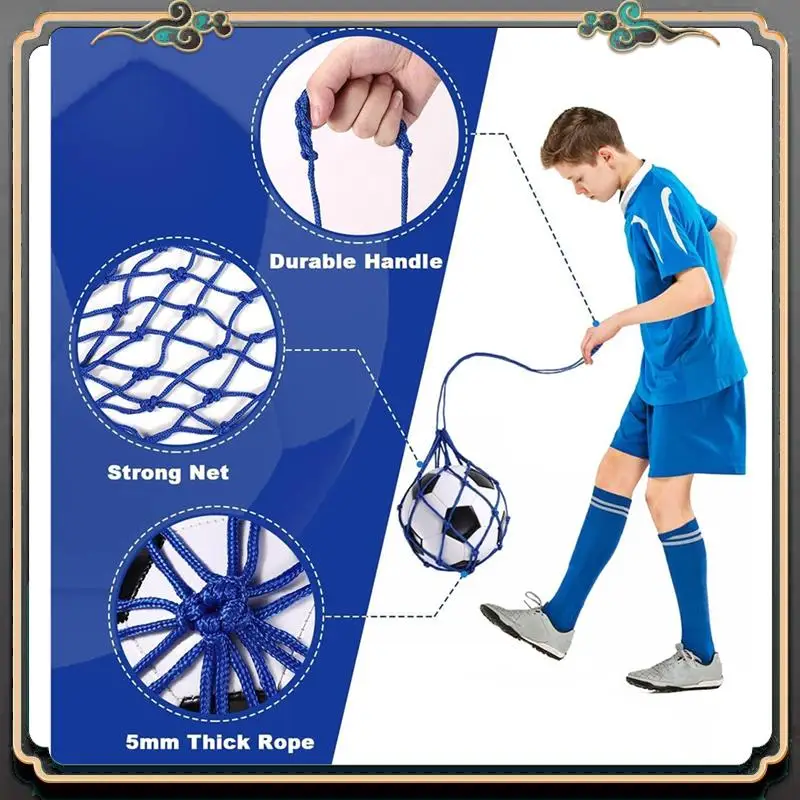 Premium 2PCS Football Kick Trainer, Soccer Return Trainer Net , Football Kick Throw Solo Practice Training Aid