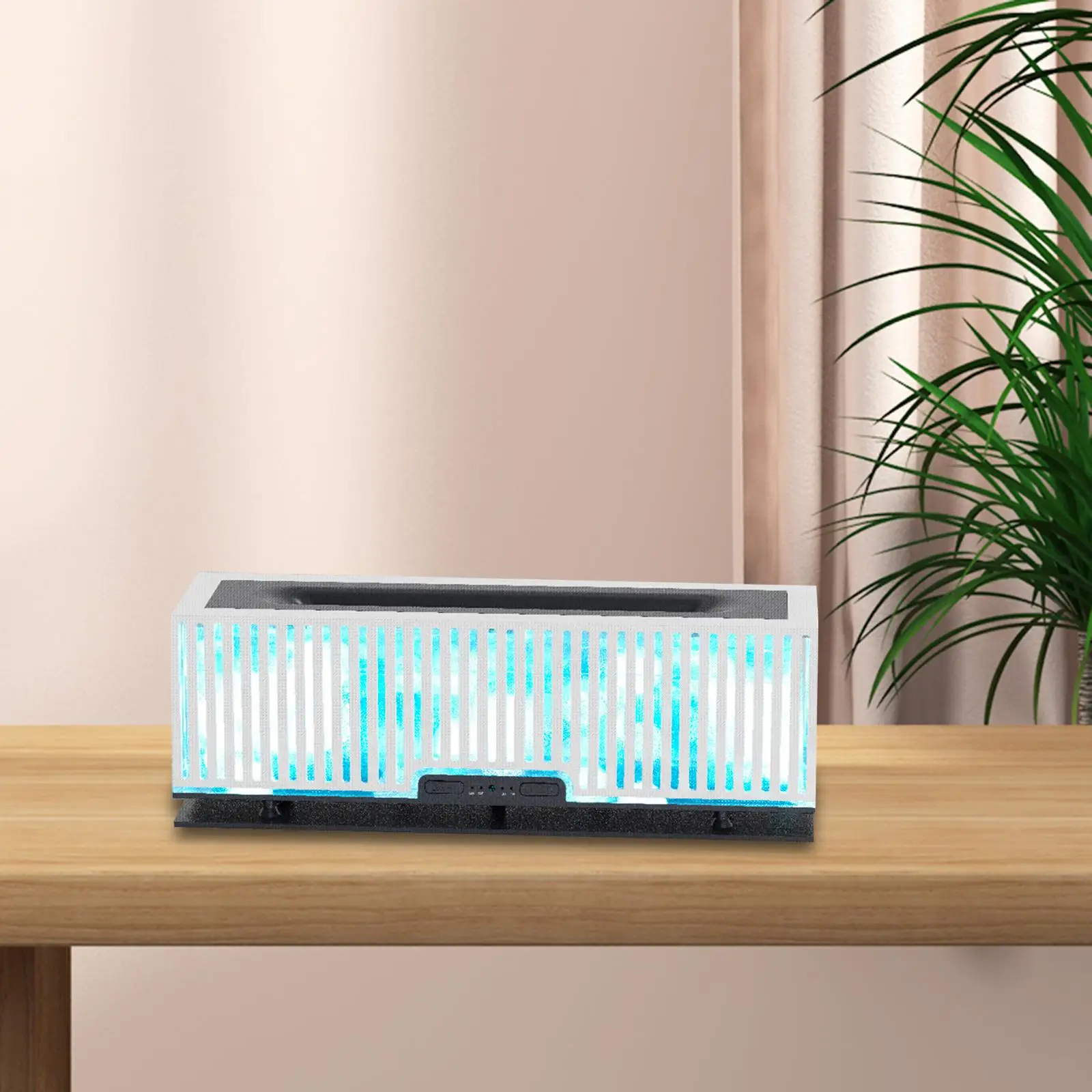 Fire Air Diffuser 200ml with Flame Effect Silent Aroma Diffuser Flame Air Diffuser Humidifier for Bedroom Yoga Dorm Desktop Home