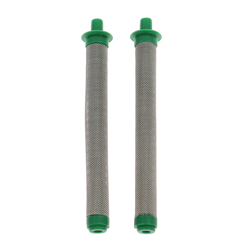 2 Stuks Nieuwe Airless Pistoolfilter 60 Mesh Spuitpistoolfilters 304 Roestvrijstalen Gereedschapsmachine-Accessoires