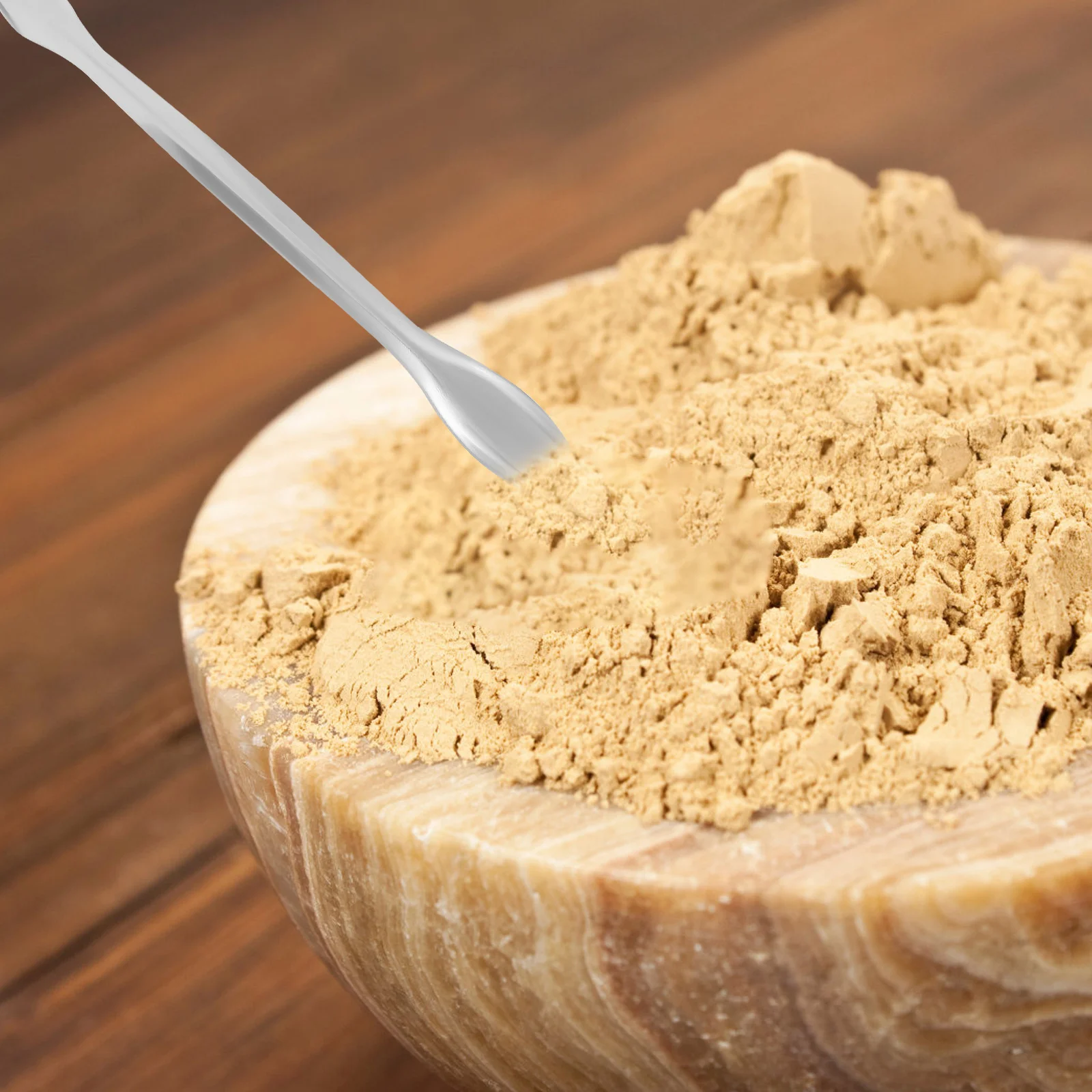 

10 Pcs Spoon Laboratory Teaspoon Measuring Spoons Scoop Small Silver Sampling Makeup