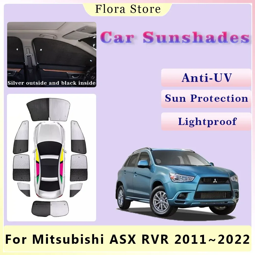 

Для Mitsubishi ASX RVR Outlander Sport 2011 ~ 2022 GA XA XB XC XD, полное покрытие автомобиля, солнцезащитные очки, оконные Чехлы, аксессуары