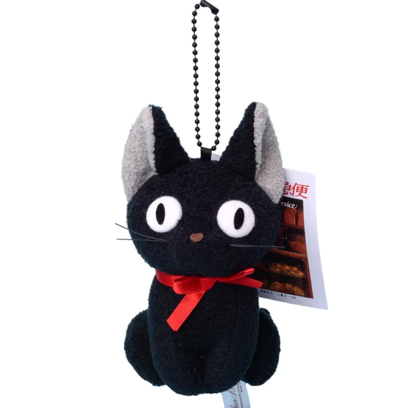

10 шт./лот 9 см, хит продаж, аниме, черный кот, плюшевый кулон, игрушки, брелок для ключей, сумка, очаровательные подарки
