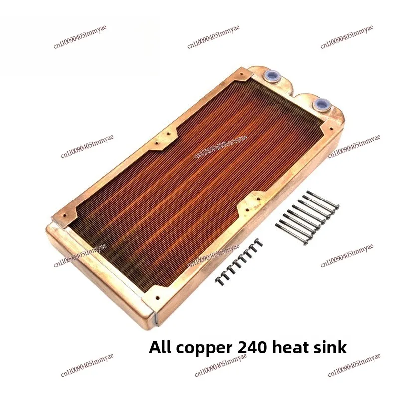 All copper 120 240 360 water cooling row, heat exchanger, heat dissipation row