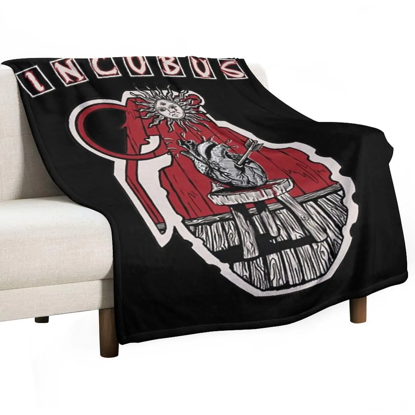 

incubus band Throw Blanket sofa bed Summer Winter beds Weighted Blankets