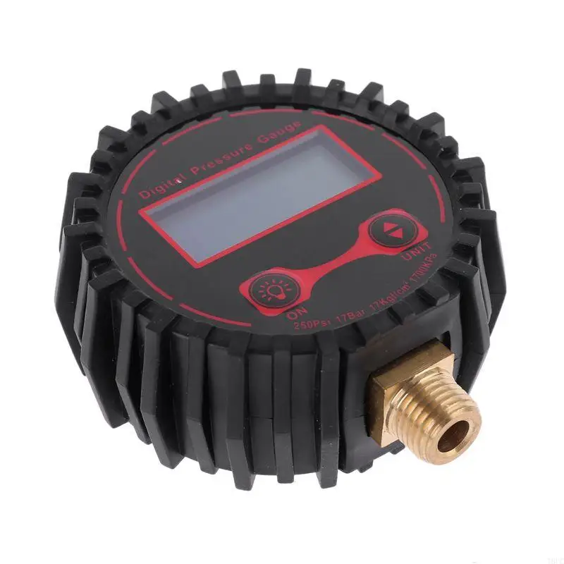 Manometro digitale per pneumatici T8UC con torcia a LED Illuminazione 0-250 1/4"
