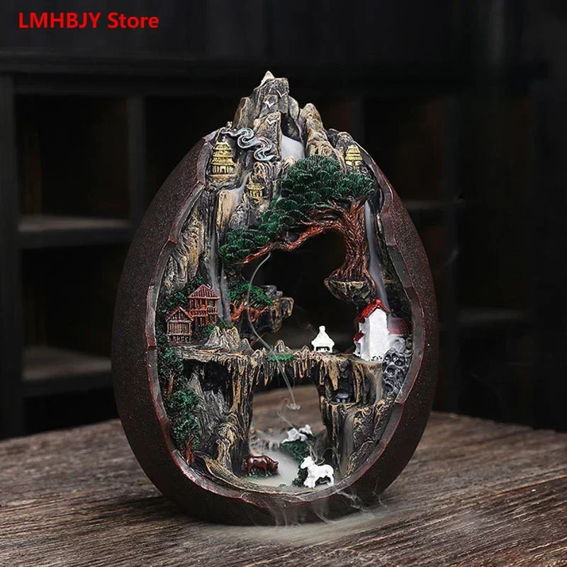 

LMHBJY Dongting Xiange Backflow Incense Burner Large Natural Incense Burner Household Indoor Creative Decoration