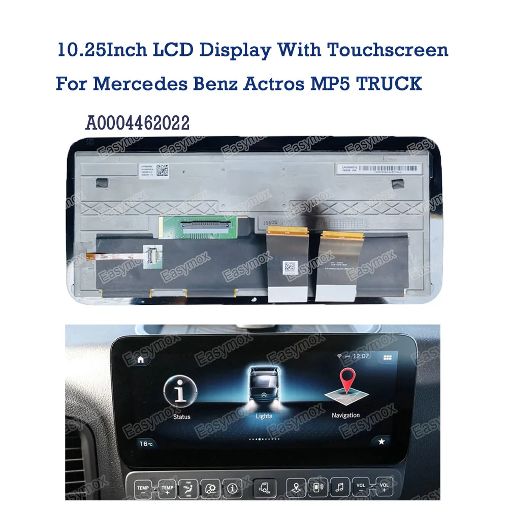 

A0004462022 10.25" LCD Display With Touchscreen for Mercedes Benz Actros MP5 TRUCK H-MH Car DVD Navigation LCD s repair