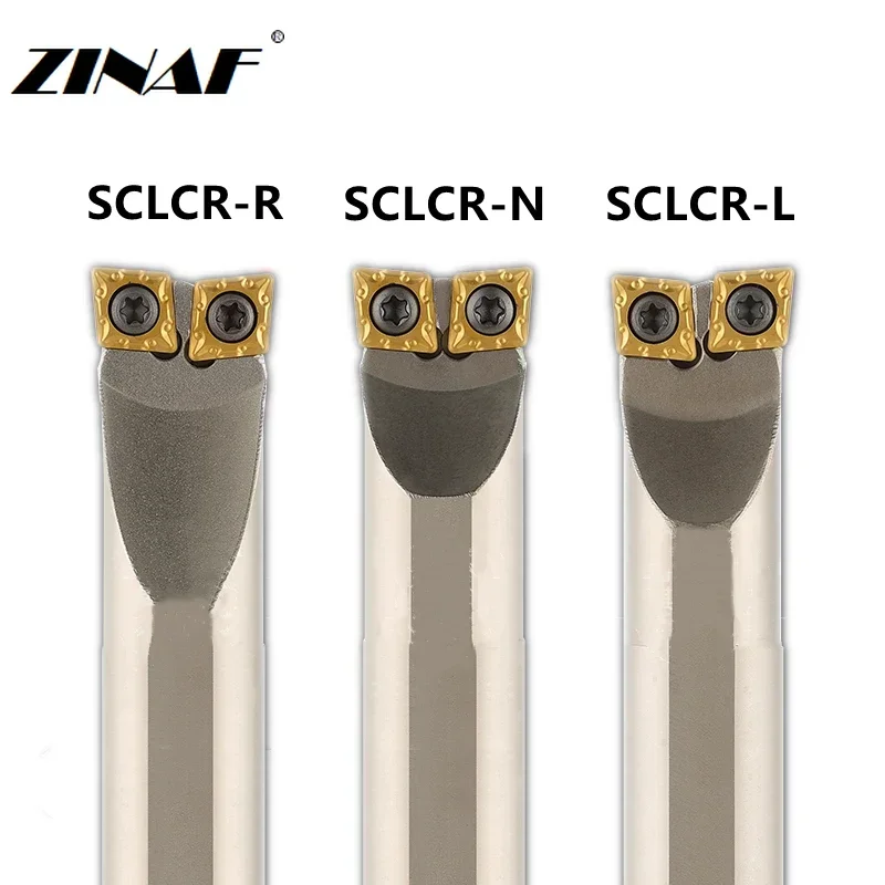 Sclcr Inner And Outer Double Holder Carbide Insert Ferramentas de Torneamento Suporte de Cabeça Dupla Peças de Torno de Máquina Cnc Suporte Abrasivo