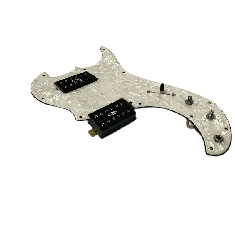 Genuine Burns London Humbucker Pickups Neck and Bridge one Set with Wire and Pickguard Made in Korea