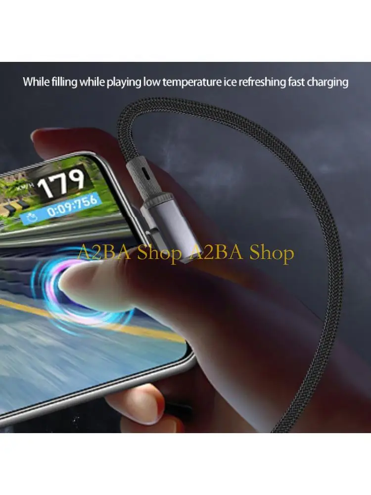 A2BA High Performances 240W Type C Data Cable Power Wire Equipped With Durability Braid And Bend Resistant Design