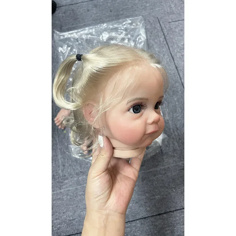 21Inch Reborn Kit Maggi with Rooted Hair Lifelike Hand-details Painting with Visible Venis Kit Bebé Reborn Niña