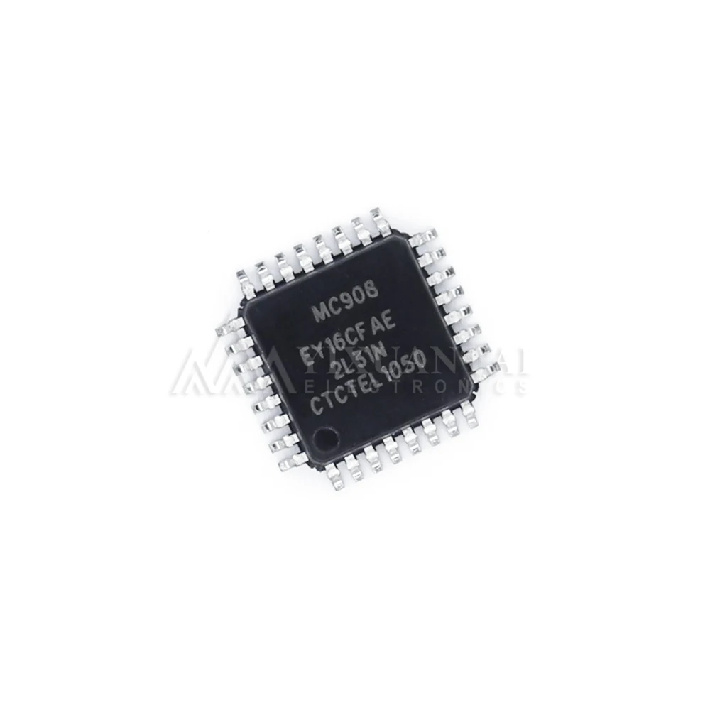 STOCK MC908EY16CFAE  MC908 EY16CFAE   MCU 8-bit HC08 CISC 16KB Flash 5V  LQFP32 New