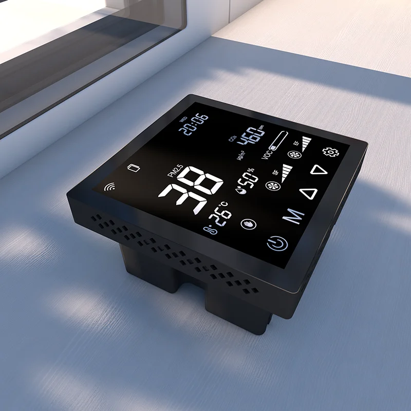 Bulk Heat Recovery Ventilation System Controller Real-time Monitoring VOC PM2.5 CO2 Smart Controller