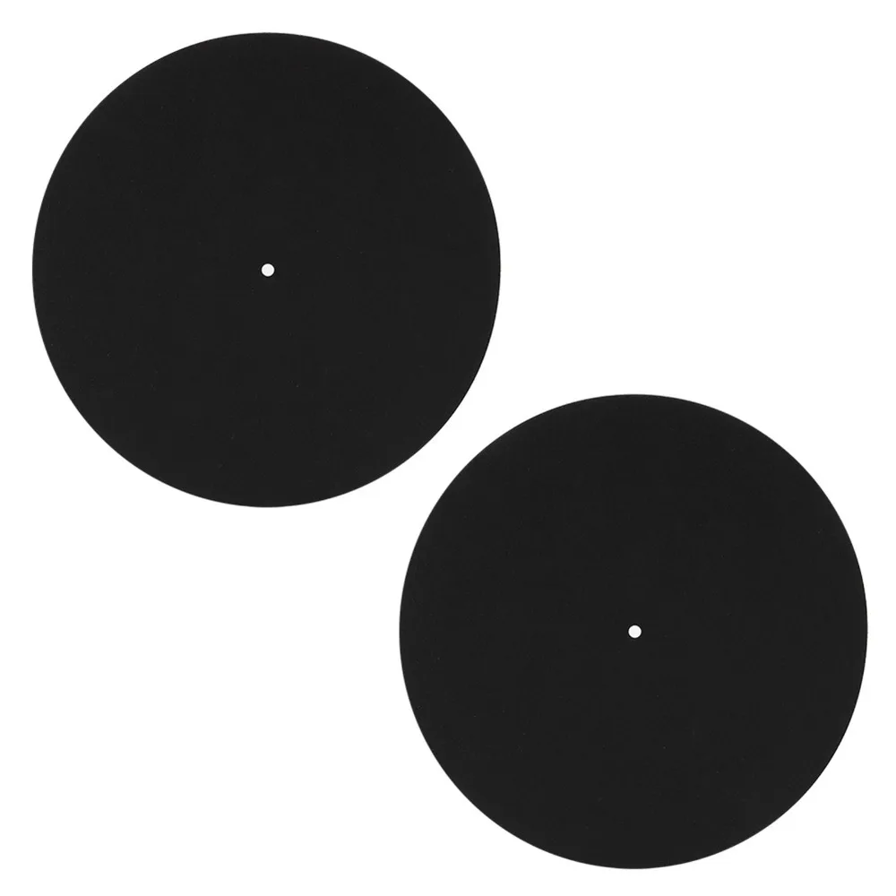 2PCS 12 Inch Turntable Mat Non Slip Reduce Static Slip Mat Improve Sound Quality Felt Record Player Mat Vinyl Turntable