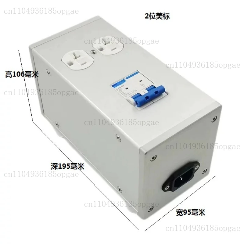 

95 Aluminum Alloy Case, High-end Audio Equipment, American and European Standard Power Supply, Filter, Socket and Power Strip