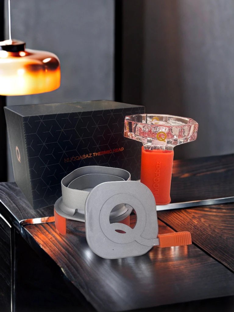 تم تصميمها بواسطة QUASAR BOWL لرأس الشيشة مع درع حراري من السيليكون، لا حاجة إلى رقائق معدنية لملحقات الشيشة الزجاجية الكريستالية #3