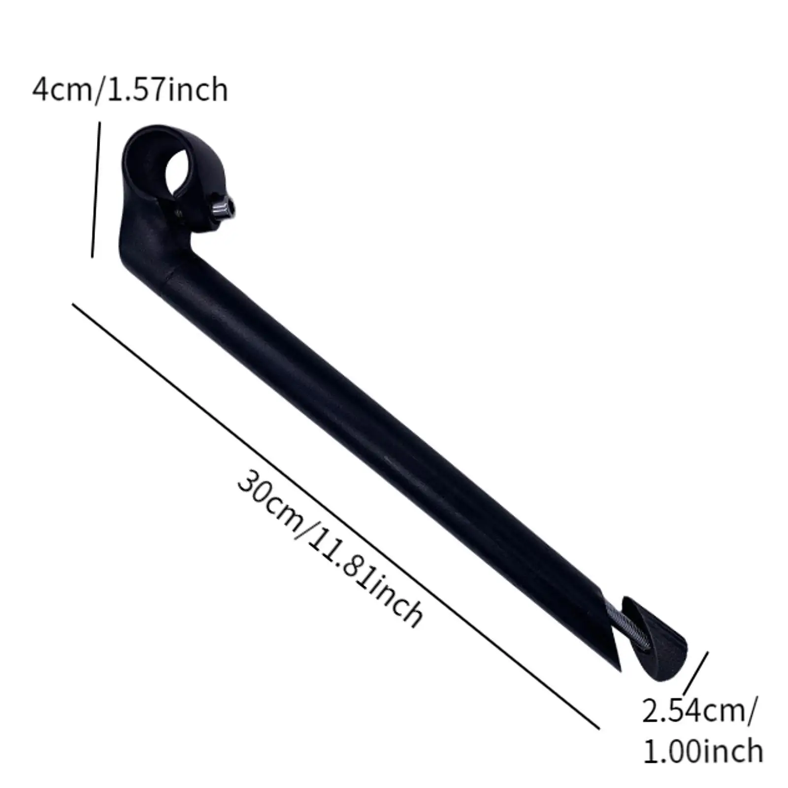 25.4 Clásico Cruiser Diámetro Cromado Confort Quill Technomic Hiland Fitting Headset Stem -4 para Bicicletas Deportivas BMX de Playa
