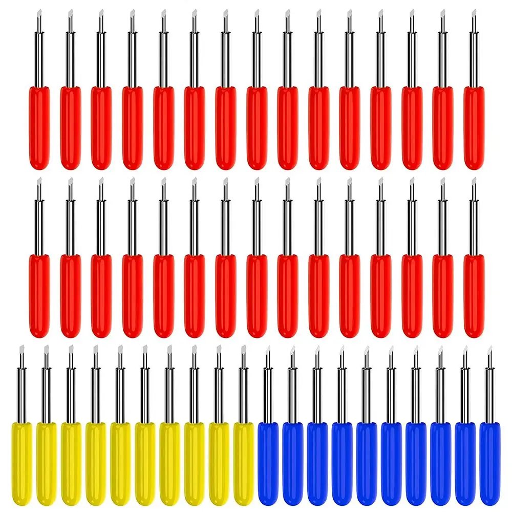 10 pezzi di ricambio per lame a punta Fine per lame Cricut per produttore 30 ° 45 ° 60 ° fascio di lame per taglio profondo per macchina Cricut