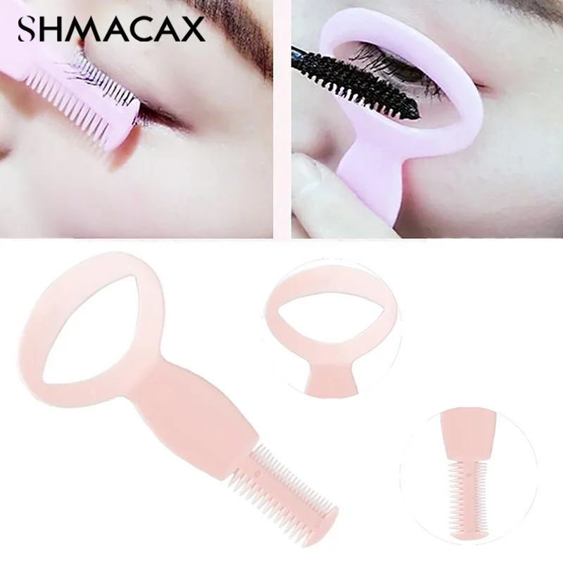 

Plastic Applicator Brush 2 In 1 Novelty Mascara Guide Multifunction Eyelash Styling Eyelash Curler Precise Application Eyelashes