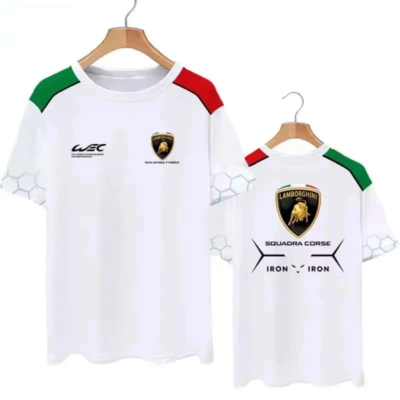 

2025 New Fashion O-Neck Short Sleeve Racing Suit Car Motorcycle Rally Riding Suit Men And Women Quick Drying Casual T-Shirt