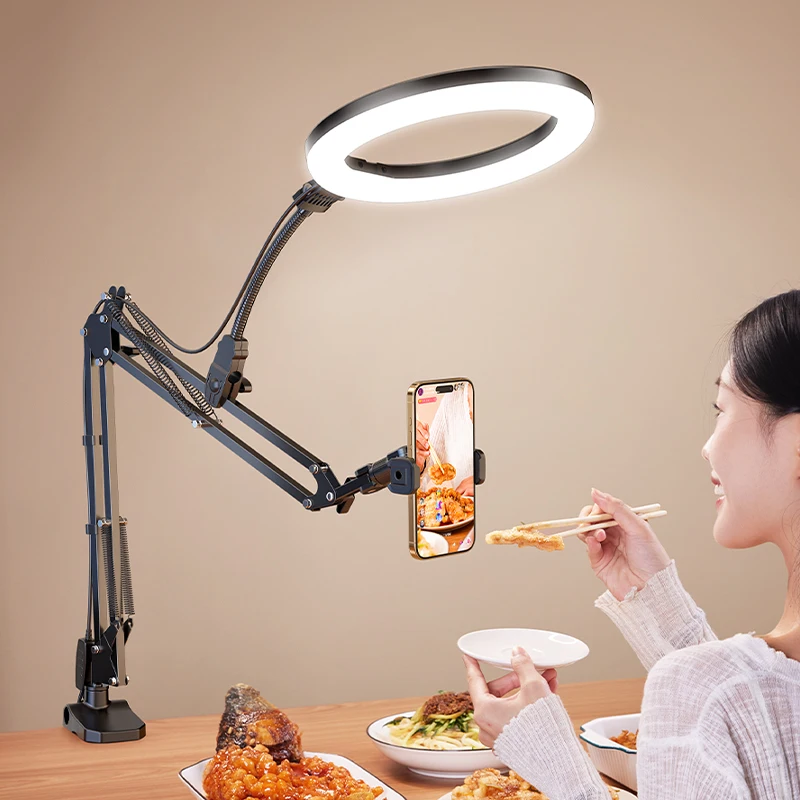 

10 Light Emitting Diode Round Selfie Ringtone Photography Lighting Ring Light Stand Video Studio Light