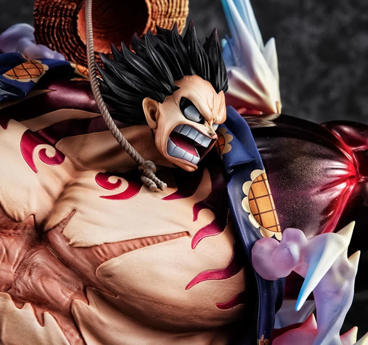 

The Original and Genuine Luffy Figure Is Exquisitely Crafted. It Is A Collection Gift of Monchi D. Luffy 4th Gear Bouncy Man