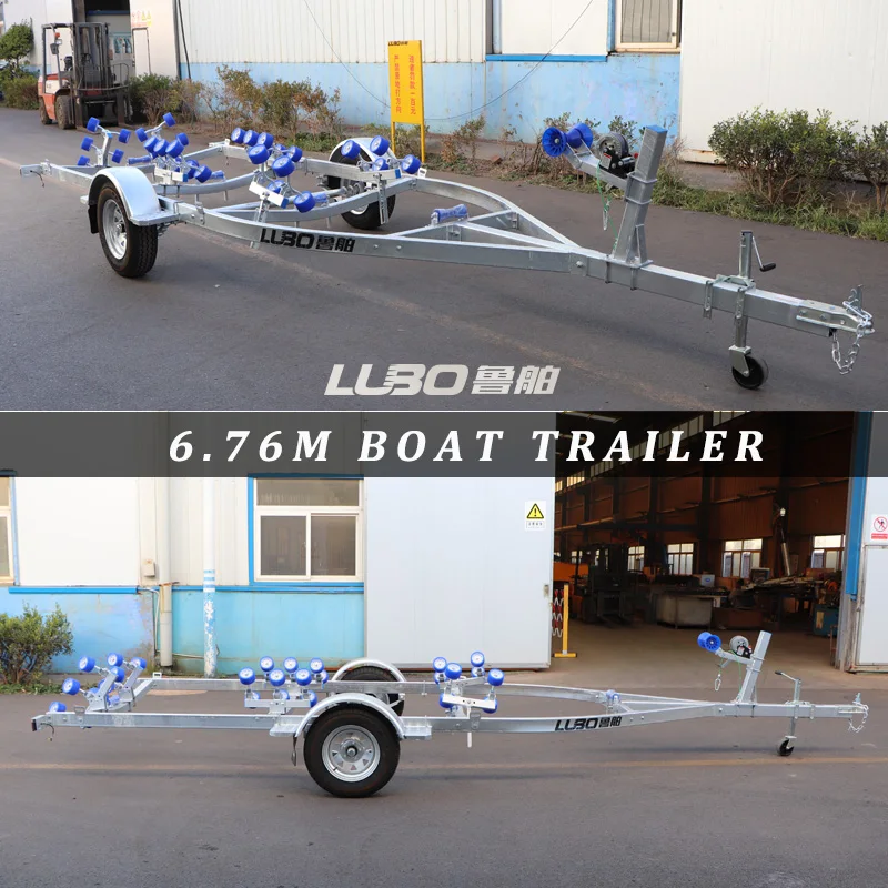 6.76 M Single Axle Yacht Trailer