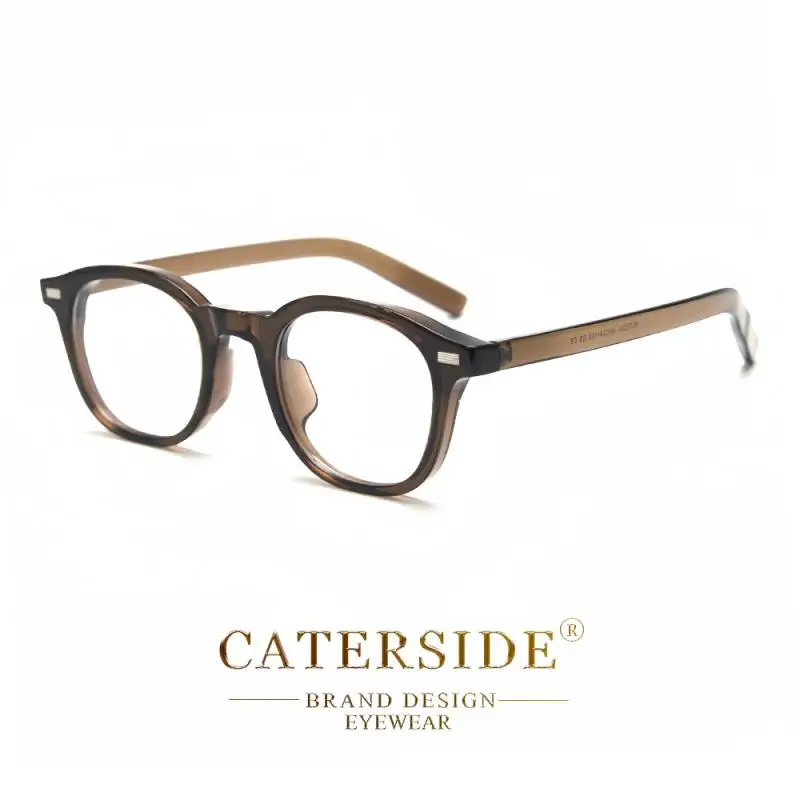 Caterside Vintage Quadratische Plain Glas Brille Männer Frauen TR90 Rahmen Hohe Qualität Brillen Transparente Linsen Business Anzug – Detail 11
