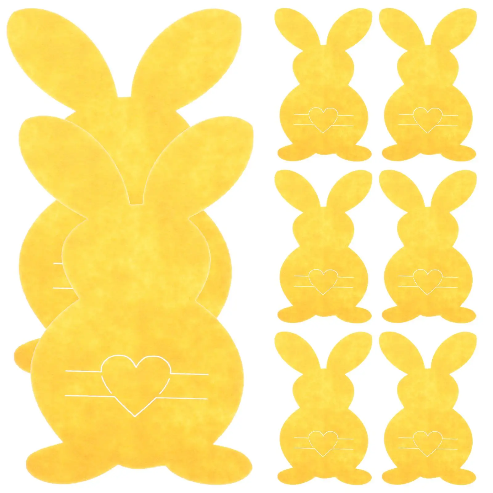 

8 Pcs Figurine Ornaments Rabbit Cutlery Bag Fork Cutter Decorate Serving Utensils