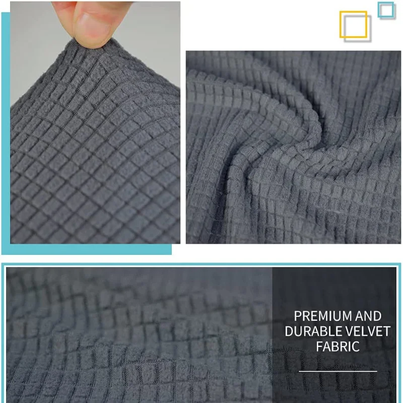 مسند قدم مستطيل عثماني بلون نقي، أغطية حماية متينة لمسند القدمين من القماش المطاطي، أغطية عثمانية للمنزل #6