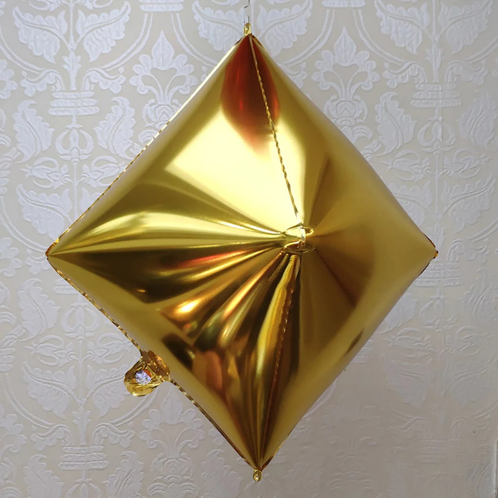 

4Pcs 4D Aluminum Film Wedding Engagement Birthday Party Decorations Romantic Photoshoot Supplies Gold Silver