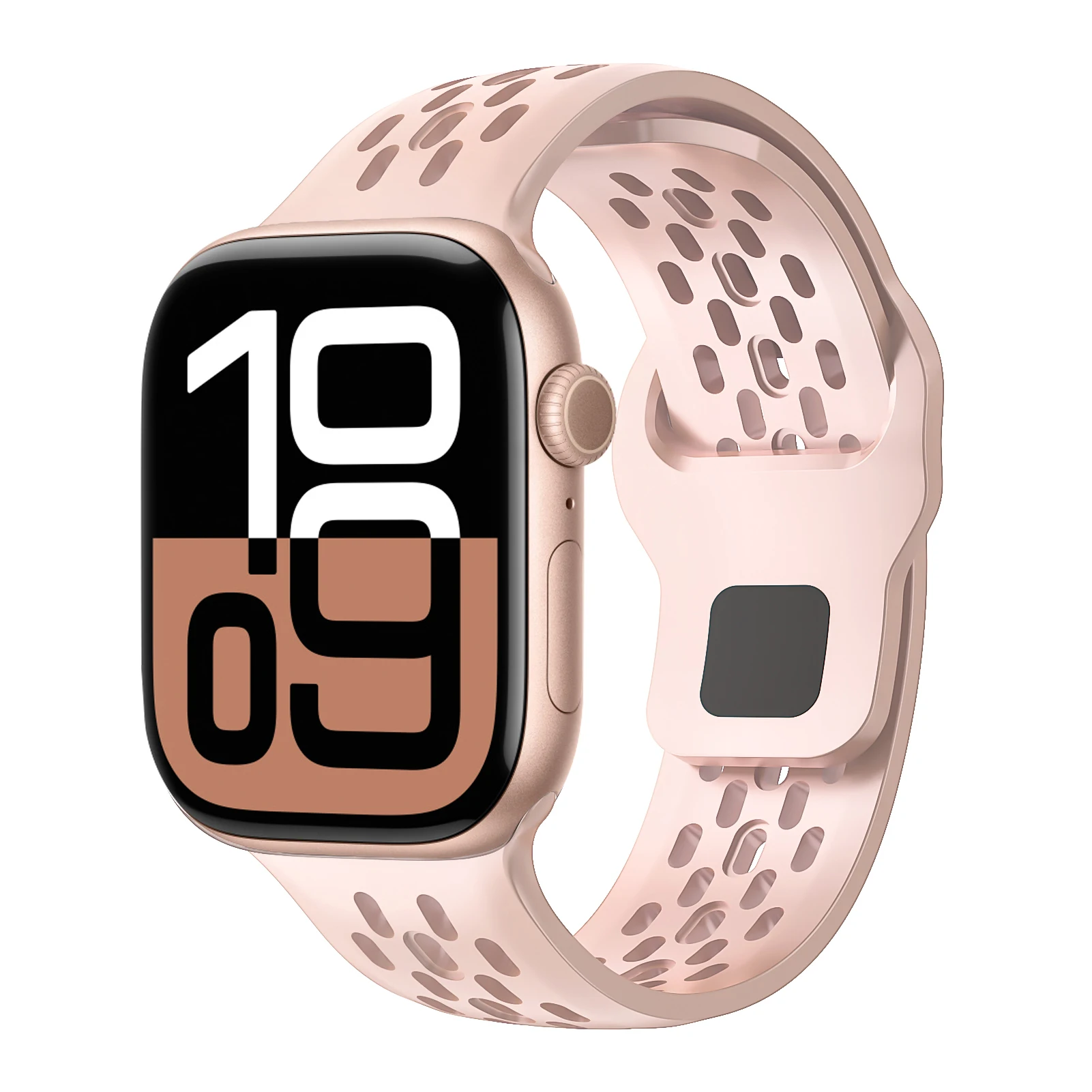 Silikonarmband für Apple Watch-Armbänder 46 mm 45 mm 44 mm 42 mm 41 mm 40 mm 38 mm Sport-Correa-Armband iWatch-Serie 11 10 9 8 7 6 SE 5 4