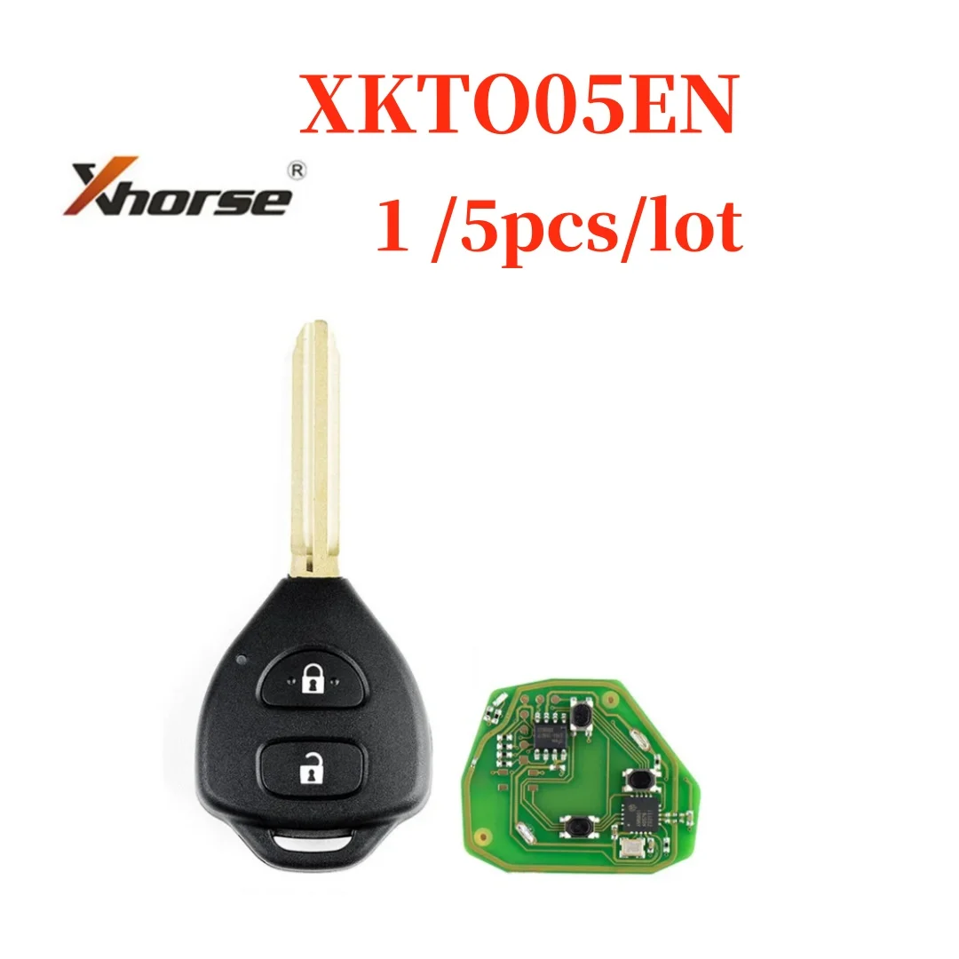 

Универсальный пульт дистанционного управления Xhorse XKTO05EN для Toyota, плоский треугольный, 2 кнопки, 1 шт., 5 шт.
