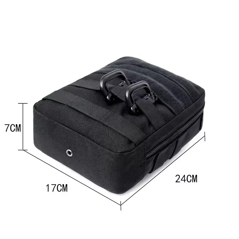 Tactical Outdoor Medical Gear Bag with Molle Straps for Hunting, Camping, and Survival Equipment Storage - view 6