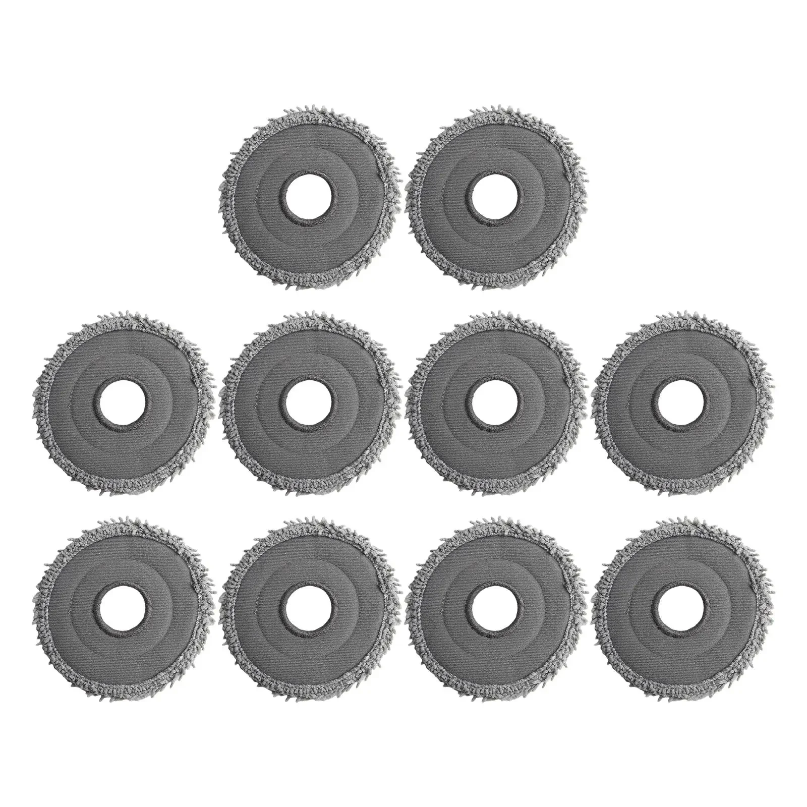 For MOVA P10 Pro Mop Pads Floor Maintenance Easy Installation Mop Pads Hygienic Floor Maintenance Long-lasting Material