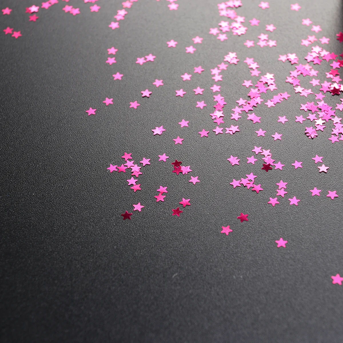 الخماسية نجمة الترتر 3 مللي متر الملونة مسمار الفن المنظم DIY بها بنفسك الحرفية لوازم الهاتف المحمول قذيفة اكسسوارات حفل زفاف