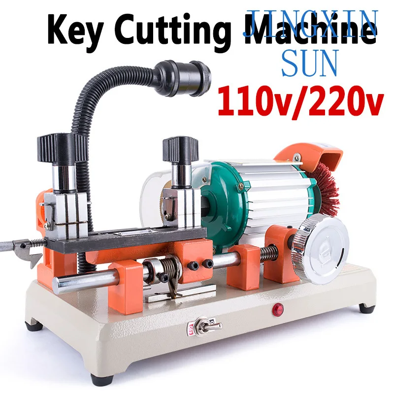 Car and house key cutting machine horizontal key cutter 220V/110V key duplicating machine locksmith tools