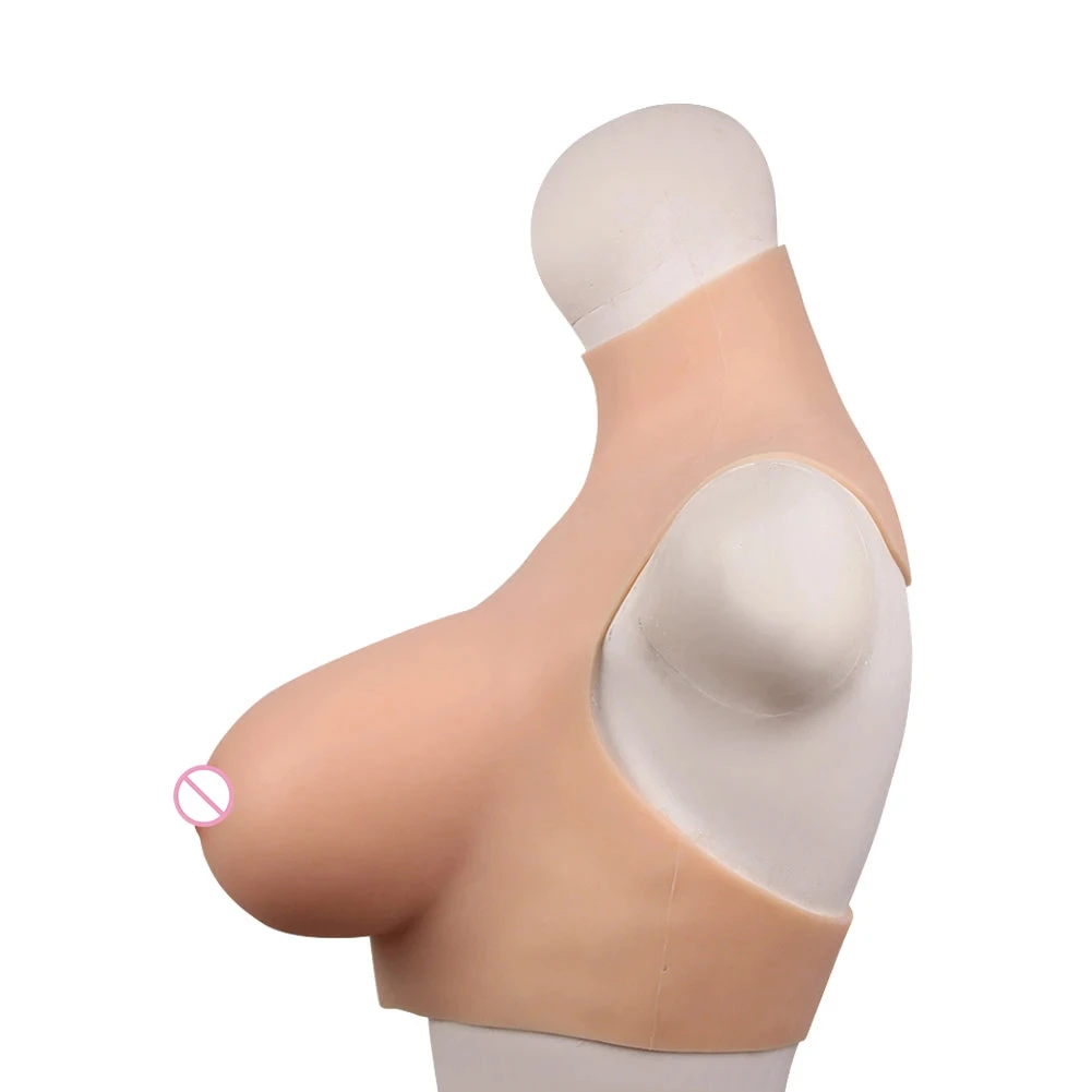 Short Fake Artificial Boobs Realistic Silicone Breast Forms with Arm Crossdresser Shemale Transgender Drag Queen cosplay cheast