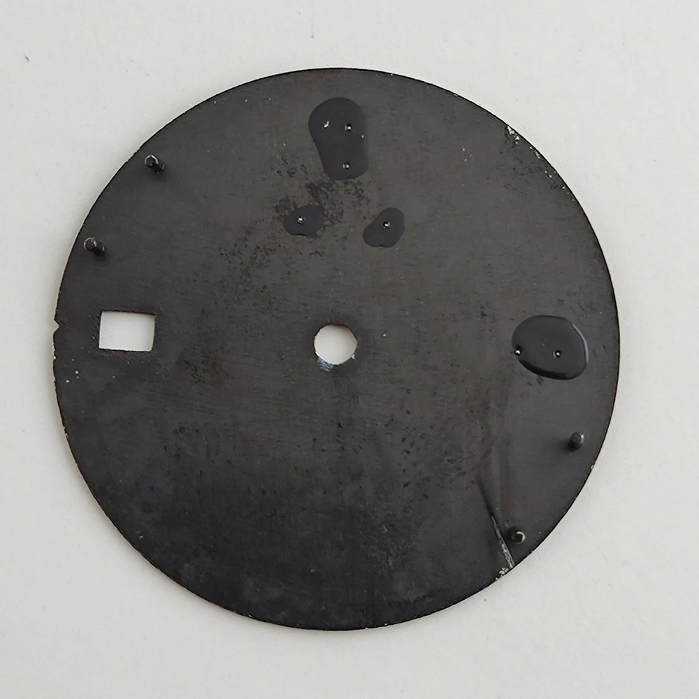 NH35 dial 28.5mm Watch dial Roman S dial Ice blue luminous dial Suitable for NH35/36 movement watch accessories Watch repair too
