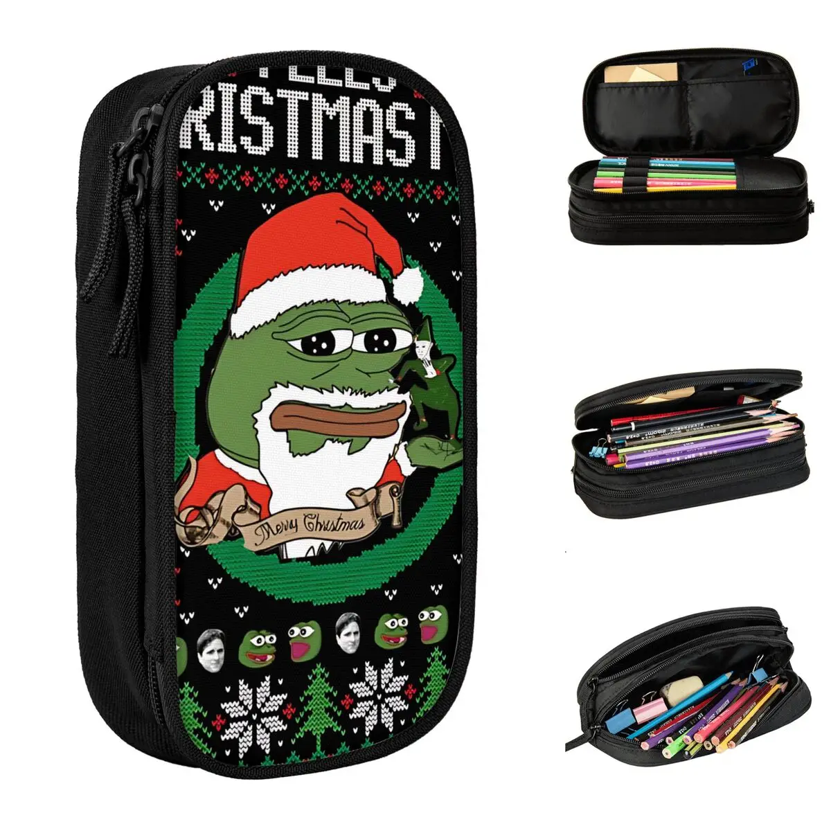 sinta-se-natal-p-pepe-sapo-lapis-caso-criativo-caneta-caixa-saco-estudante-grande-capacidade-estudantes-escola-presente-caixa-de-lapis