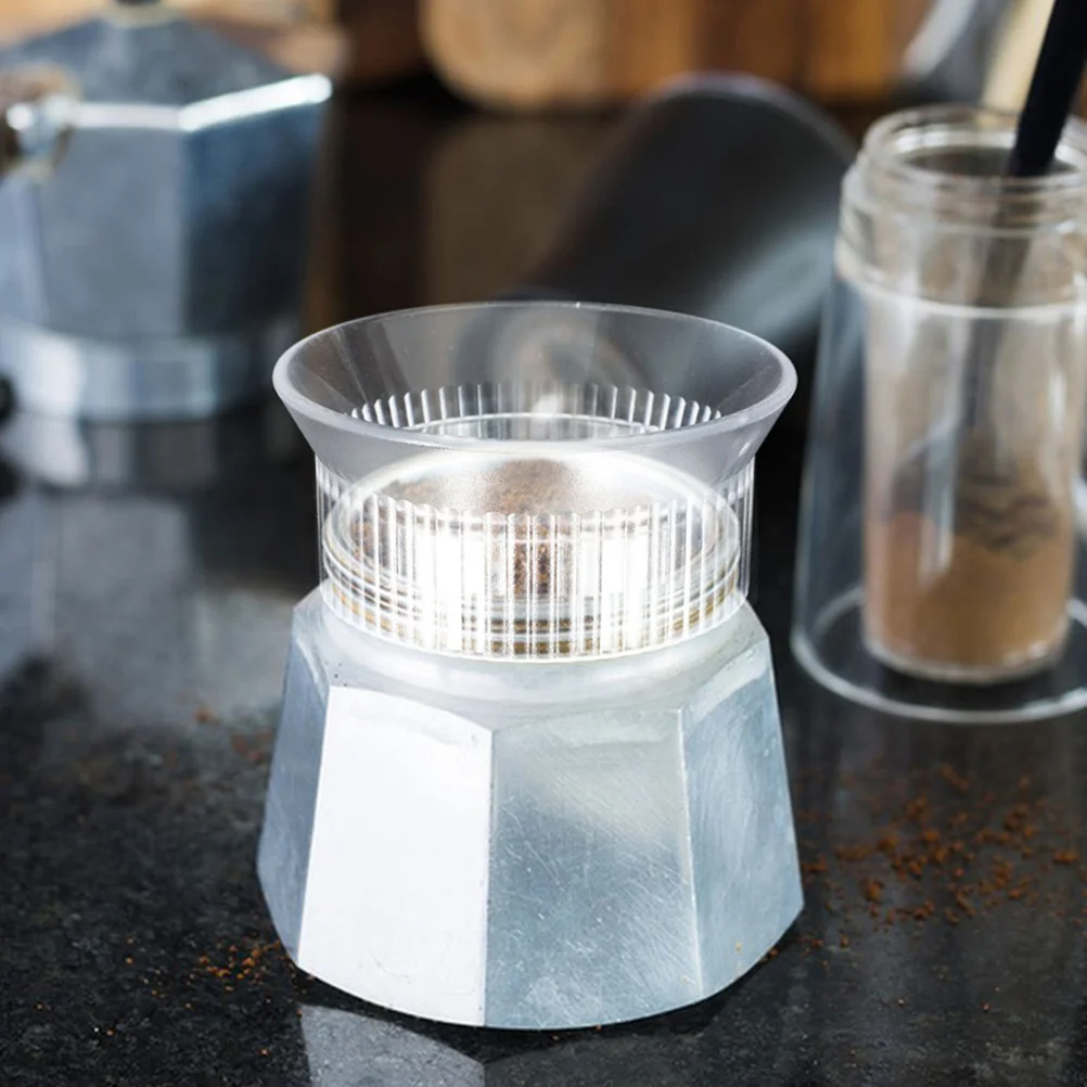 

Universal Coffee Pot Dosing Ring Plastic Espresso Machine Accessory Precise Coffee Powder Doser Funnel Espresso Essentials