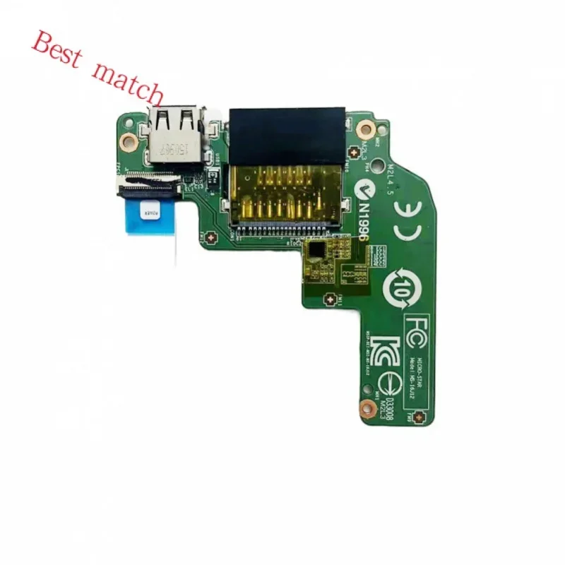 MS-16J12 for MSI ge62 GE62-2QF GE62-6QF ge72 GE72-6QF print capacity Botton USB card reader board with cable 100% work