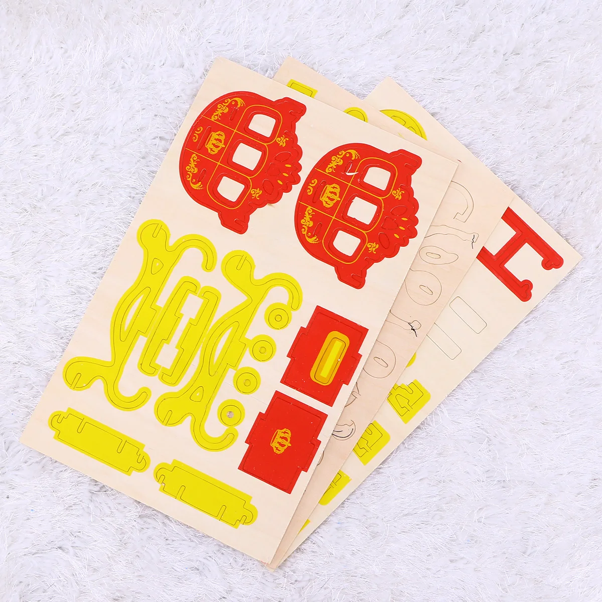 

Royal Carriage 3D Wooden Puzzle Educational Kit Diy Assembly Building Block No Glue Required Puzzle Game For Kids Adults