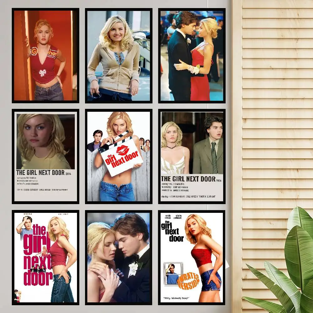 The Girl Next Door Vintage-Poster, klebrige Whitepaper-Drucke, Poster, Kunstwerke, Poster, Wandaufkleber