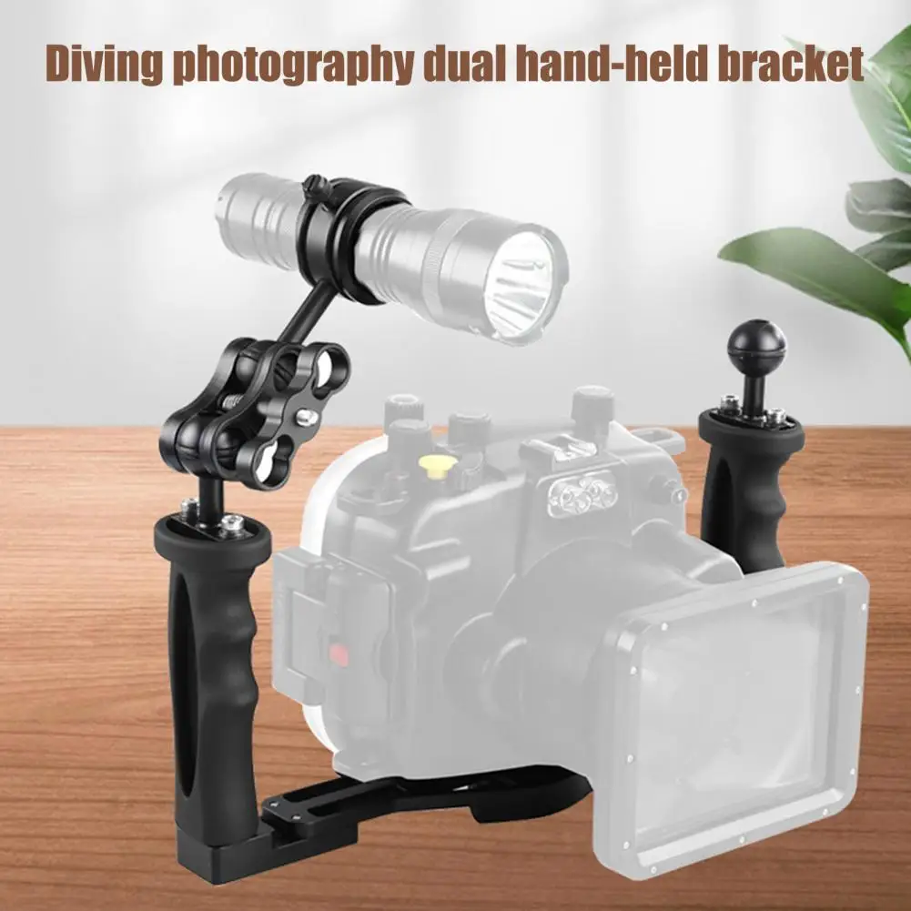 

Camera Bracket Strong Aluminum Alloy Easy to Use SLR Camera Diving Bracket Camera Holder for GoPro Little Ant