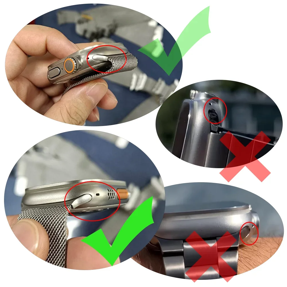 Milanese Loop Magnetarmband für Apple Watch 10 9 8 7 46 mm 45 mm 42 mm 41 mm Ultra 2 49 mm Armband Band iWatch 654 SE 44/40 mm Gürtel