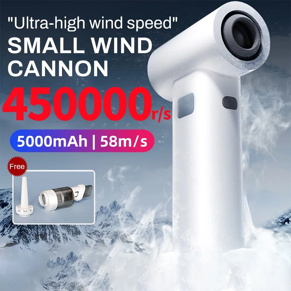

Portable Handheld Turbo Fan 6 Wind Speeds Adjustable Mini Personal Fan Battery Operated Electric Eyelash Fan Cooling Fan Blower
