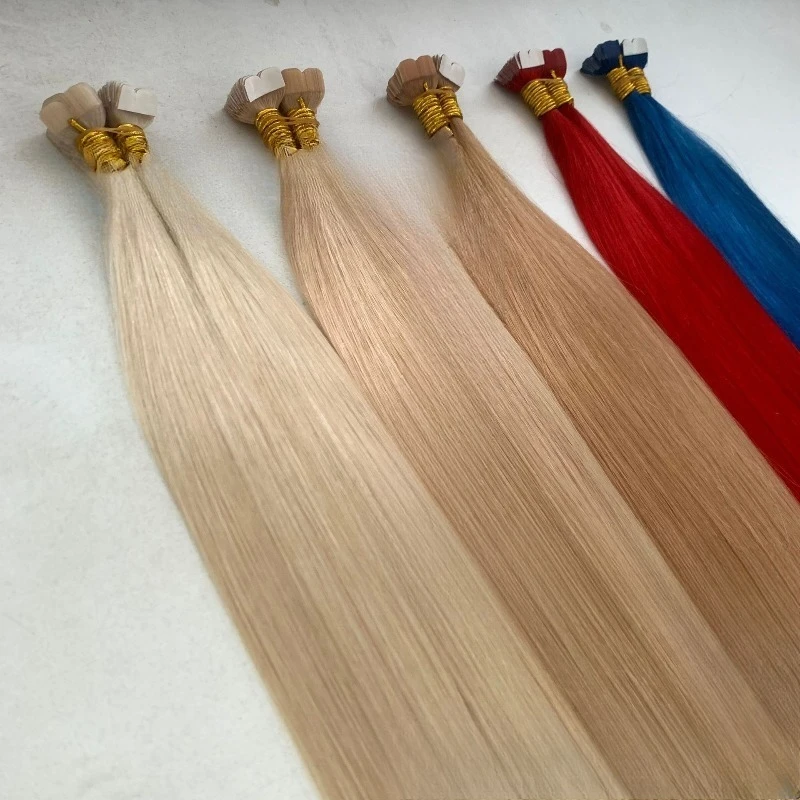 

Mini film hair, piano color intercolor white extension, belt hair color.
